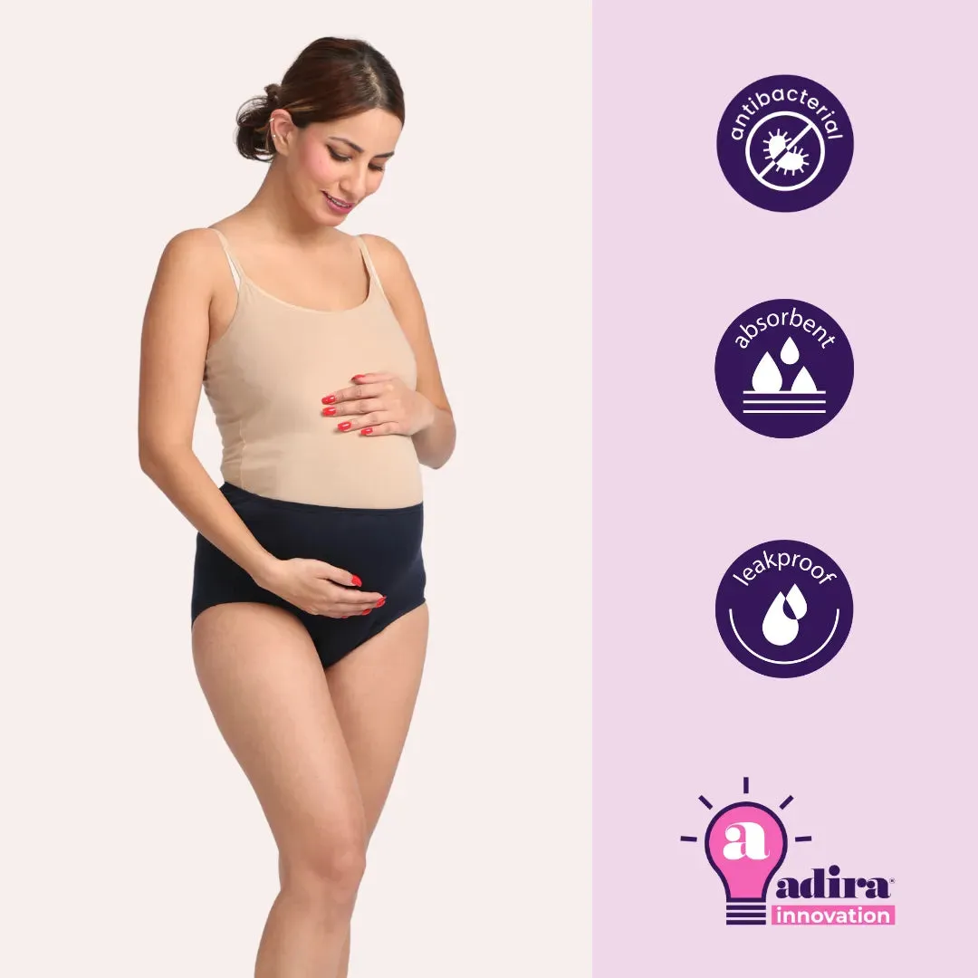 Maternity Incontinence Panties | 3-Layer Leakproof | 3-Pack