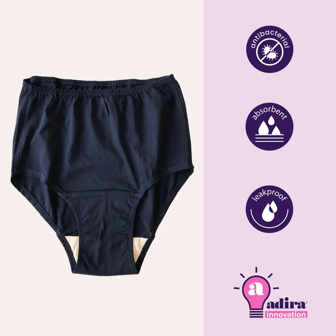 Maternity Incontinence Panties | 3-Layer Leakproof | 3-Pack