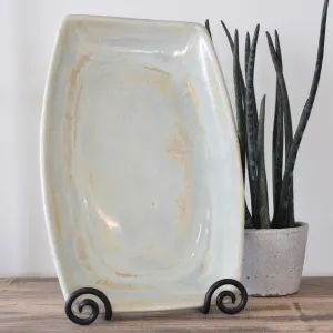Medium Rectangle Platter Opal