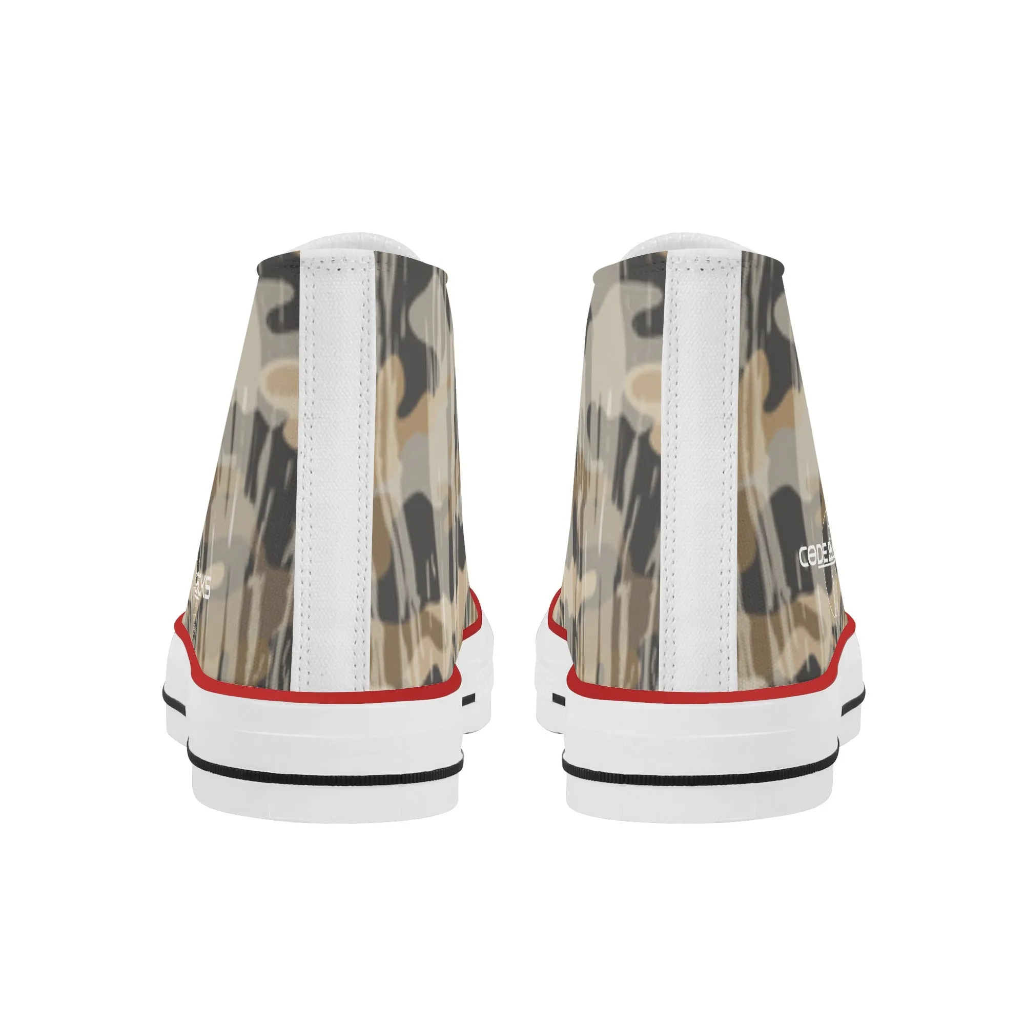 Mens Classic High Top Canvas Shoes