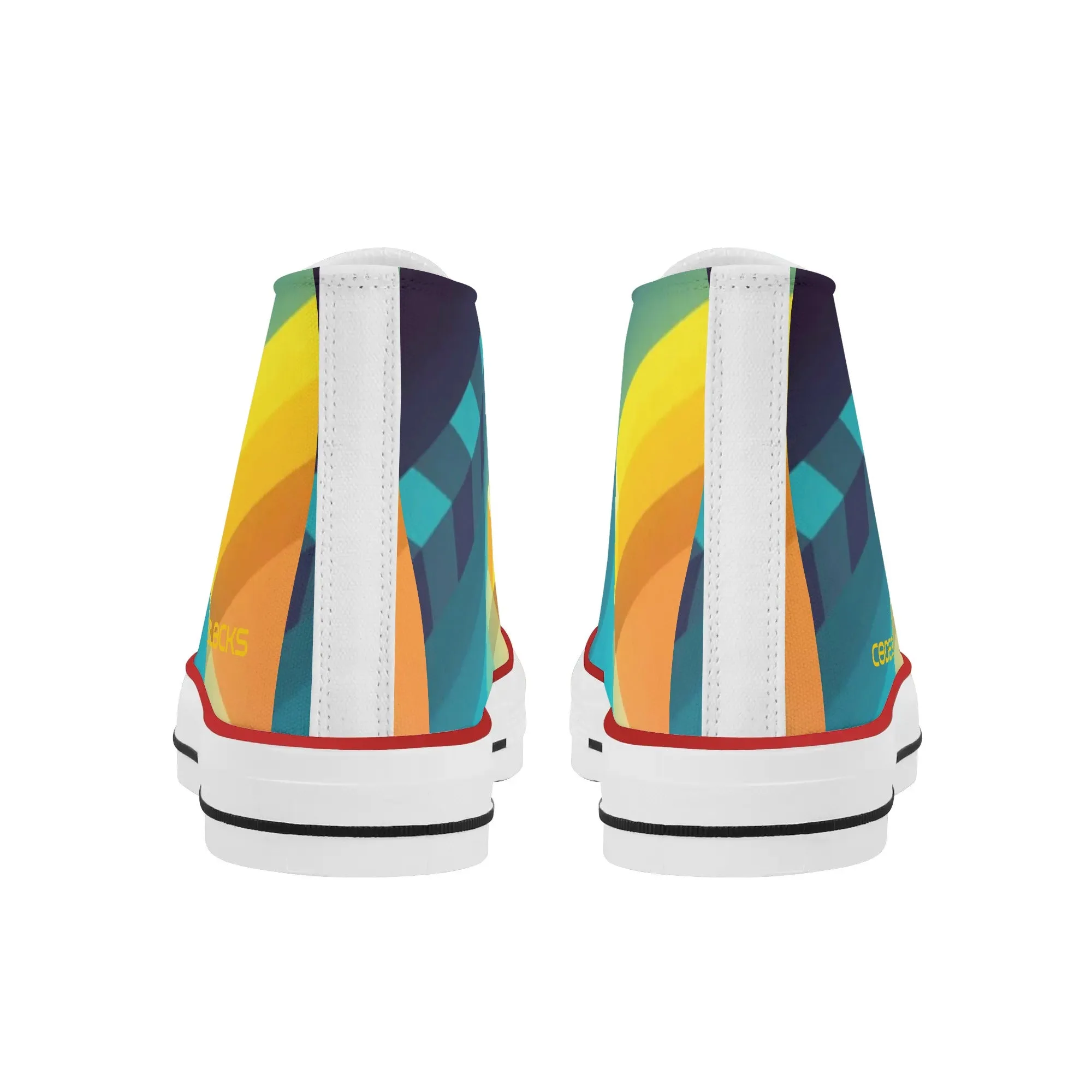 Mens Classic High Top Canvas Shoes