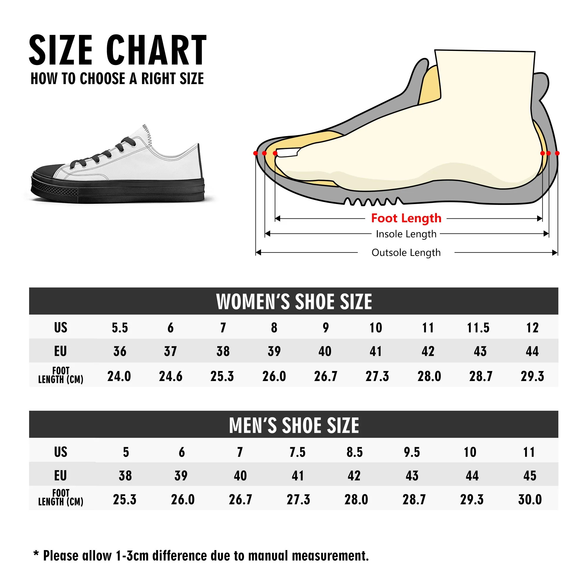 Mens Classic Low Top Canvas Shoes