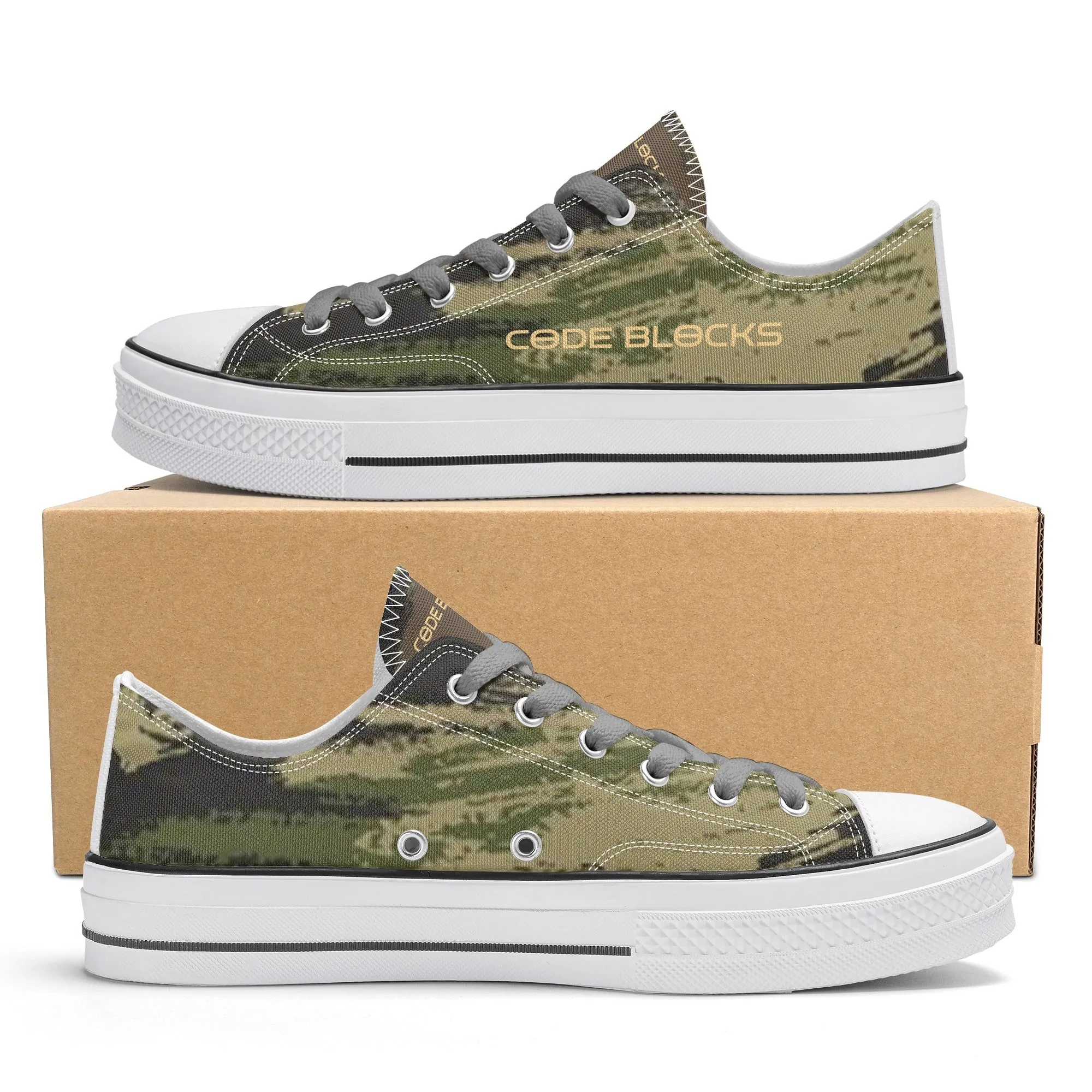 Mens Classic Low Top Canvas Shoes