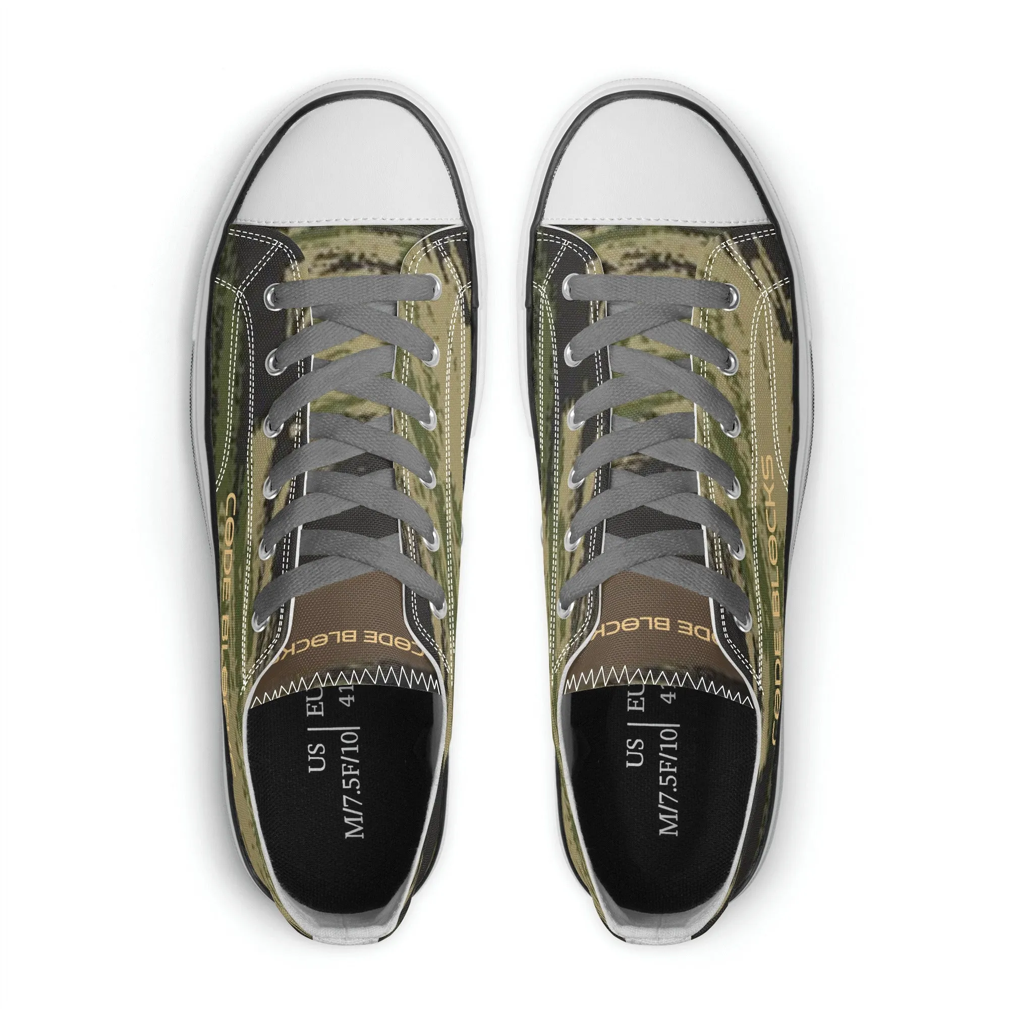Mens Classic Low Top Canvas Shoes