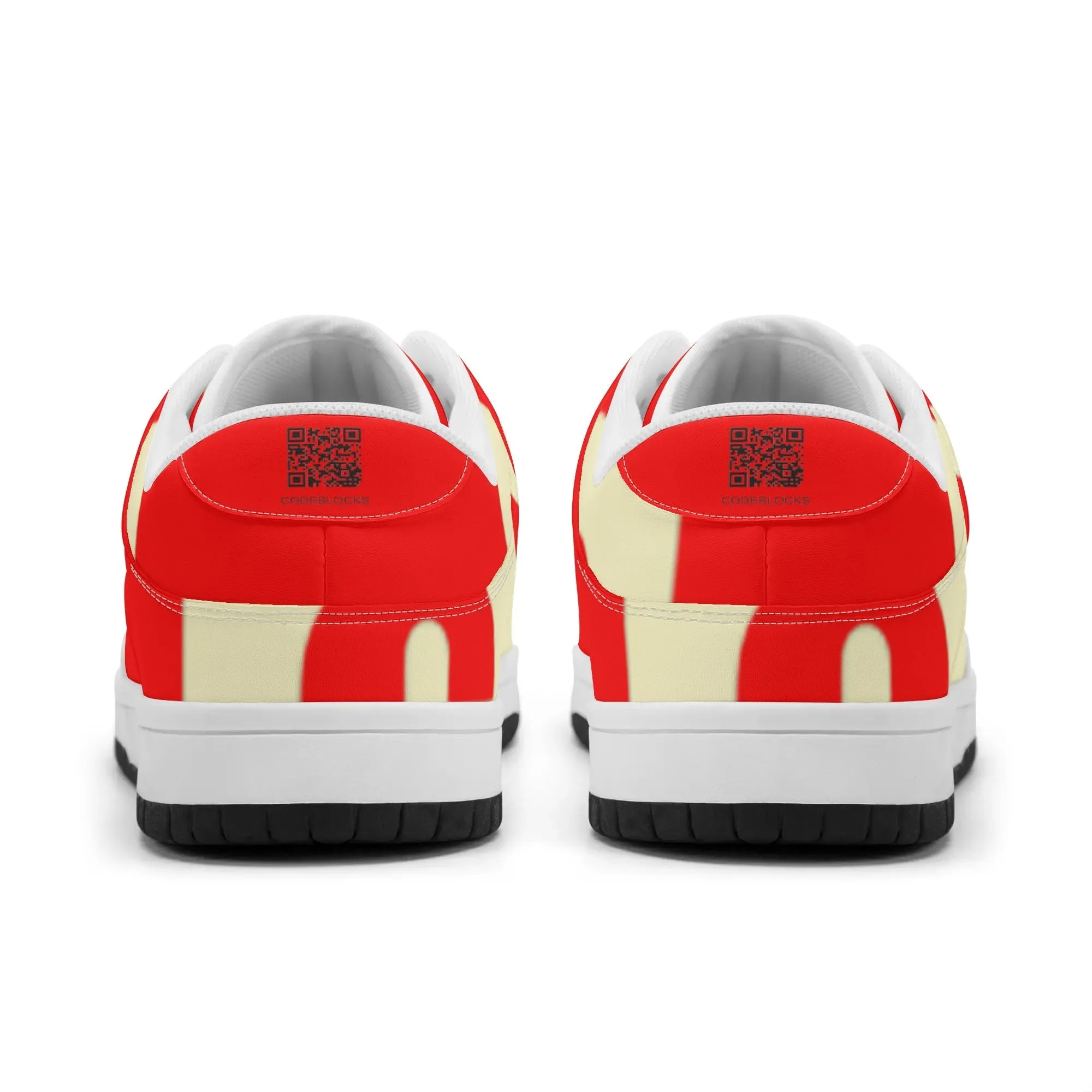 Mens Dunk Stylish Low Top Leather Sneakers