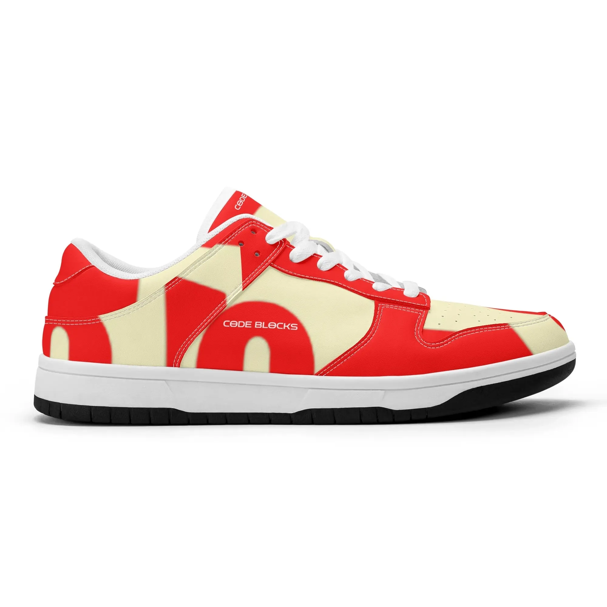 Mens Dunk Stylish Low Top Leather Sneakers