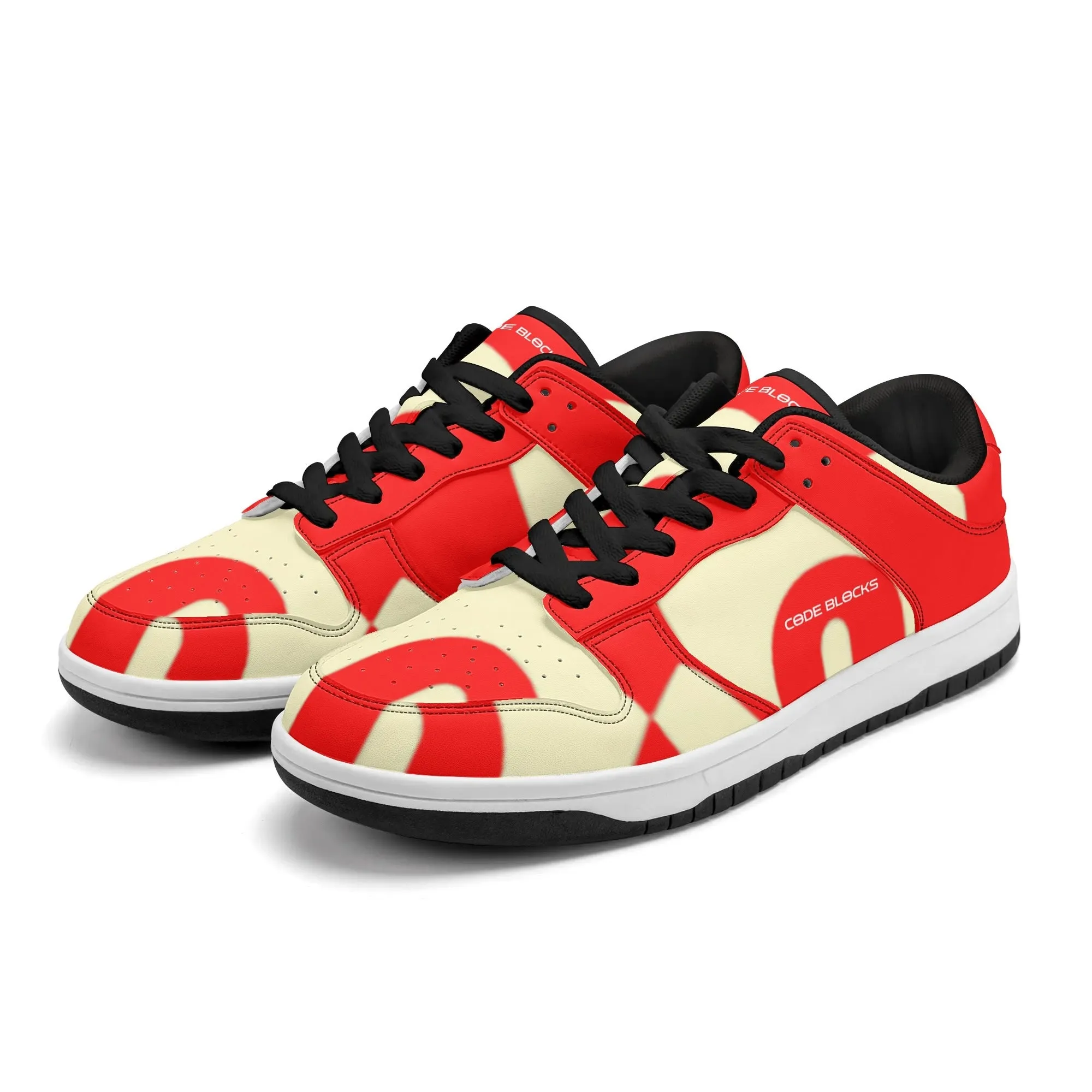 Mens Dunk Stylish Low Top Leather Sneakers