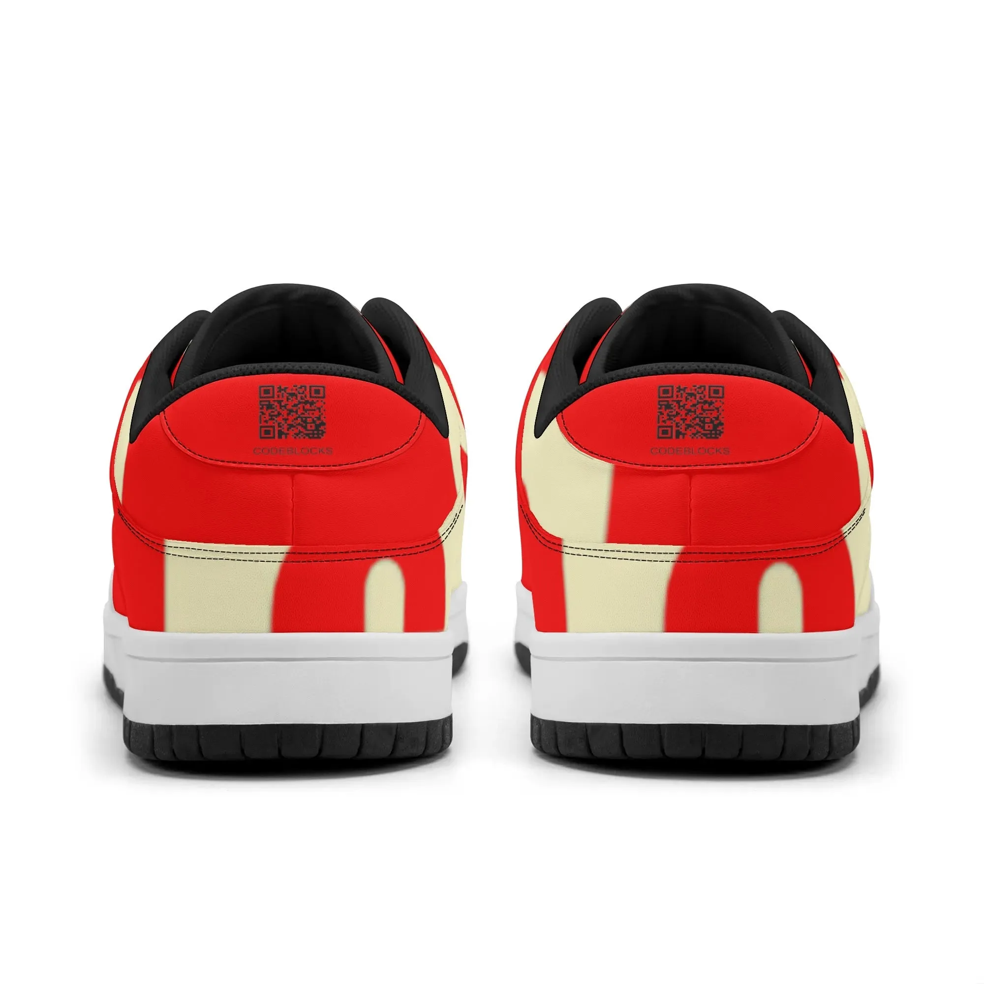 Mens Dunk Stylish Low Top Leather Sneakers
