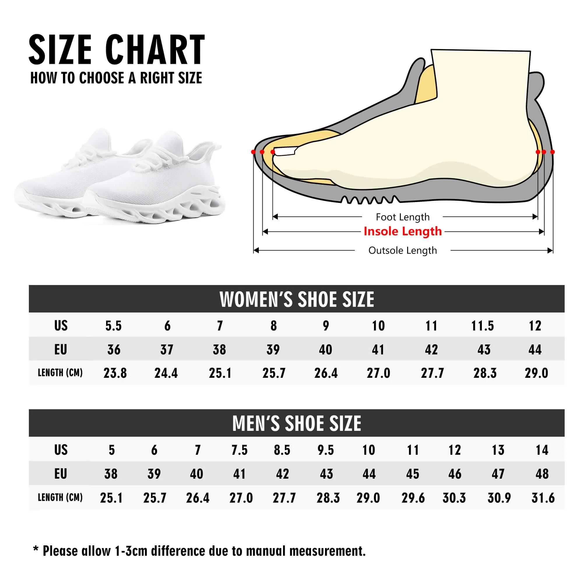 Mens Premium M-sole Sneakers