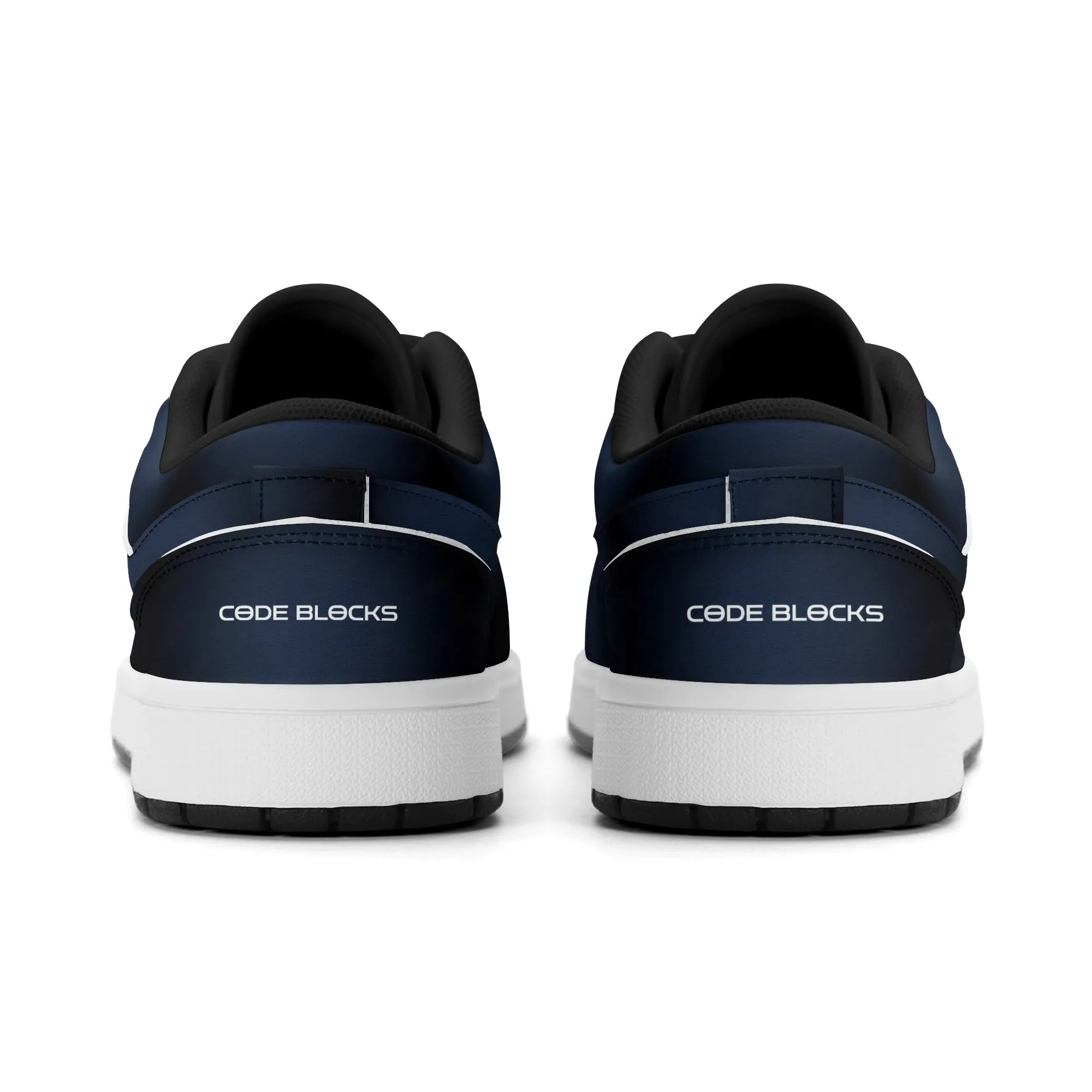 Mens Premium PU Leather Low Top Sneakers-V2