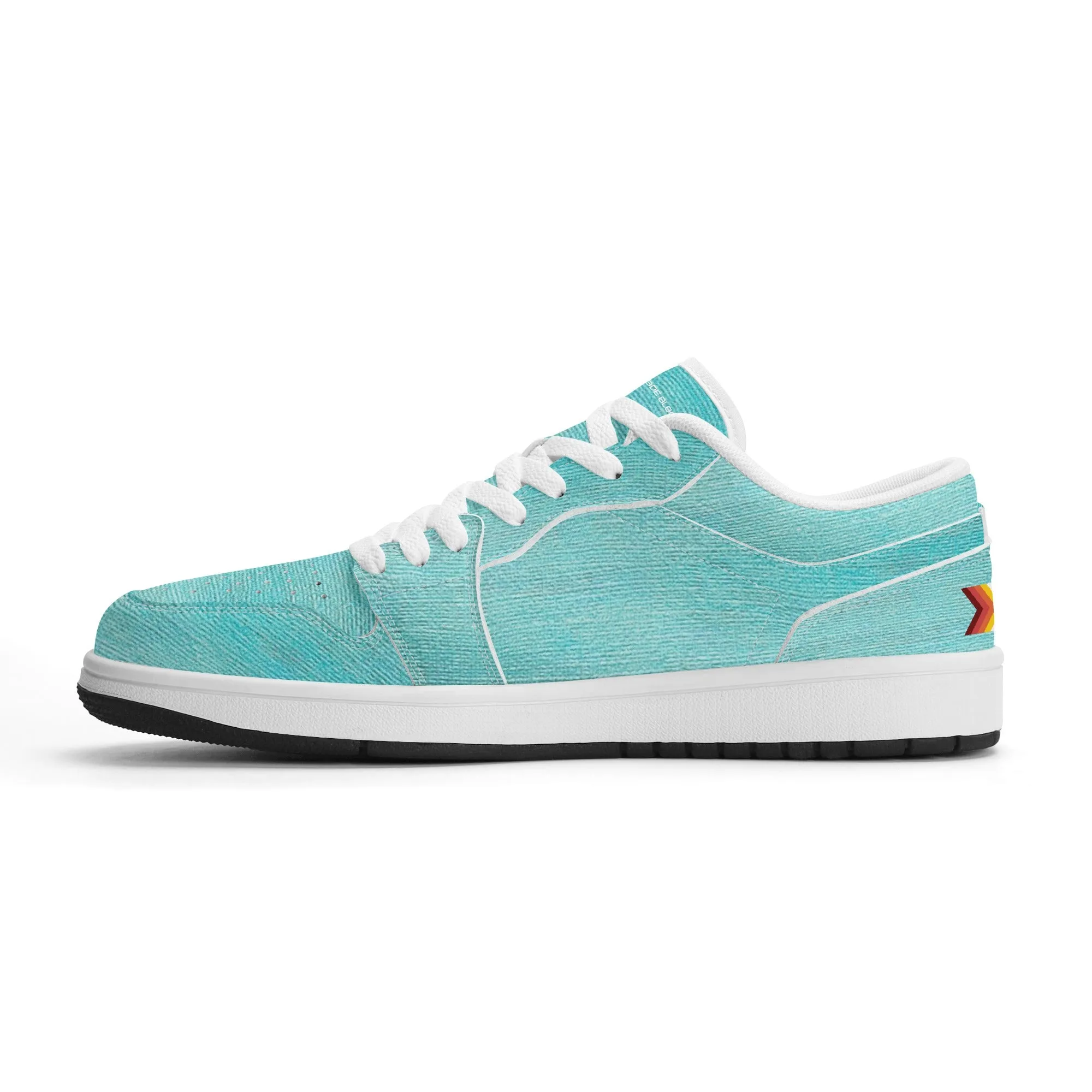 Mens Premium PU Leather Low Top Sneakers-V2