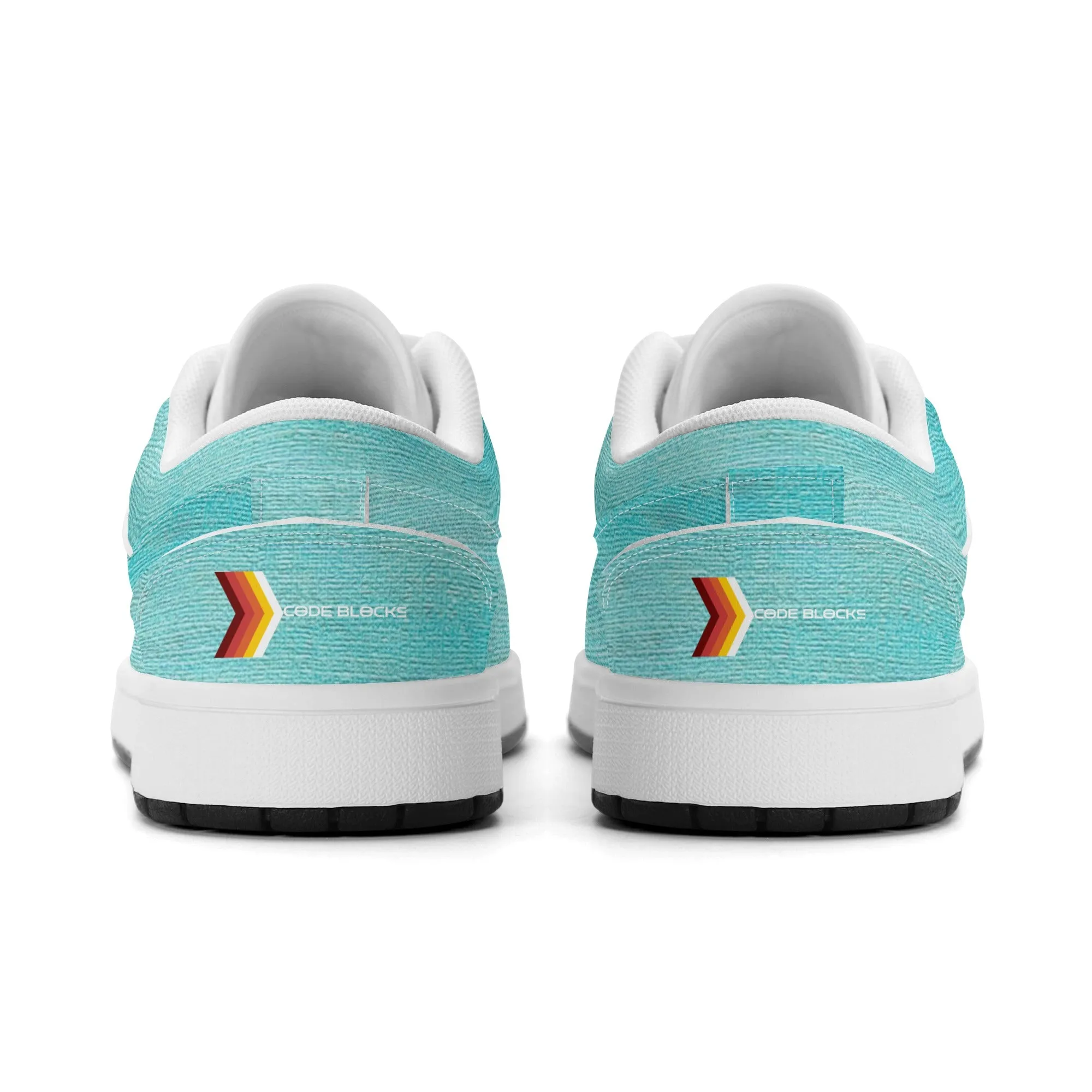Mens Premium PU Leather Low Top Sneakers-V2