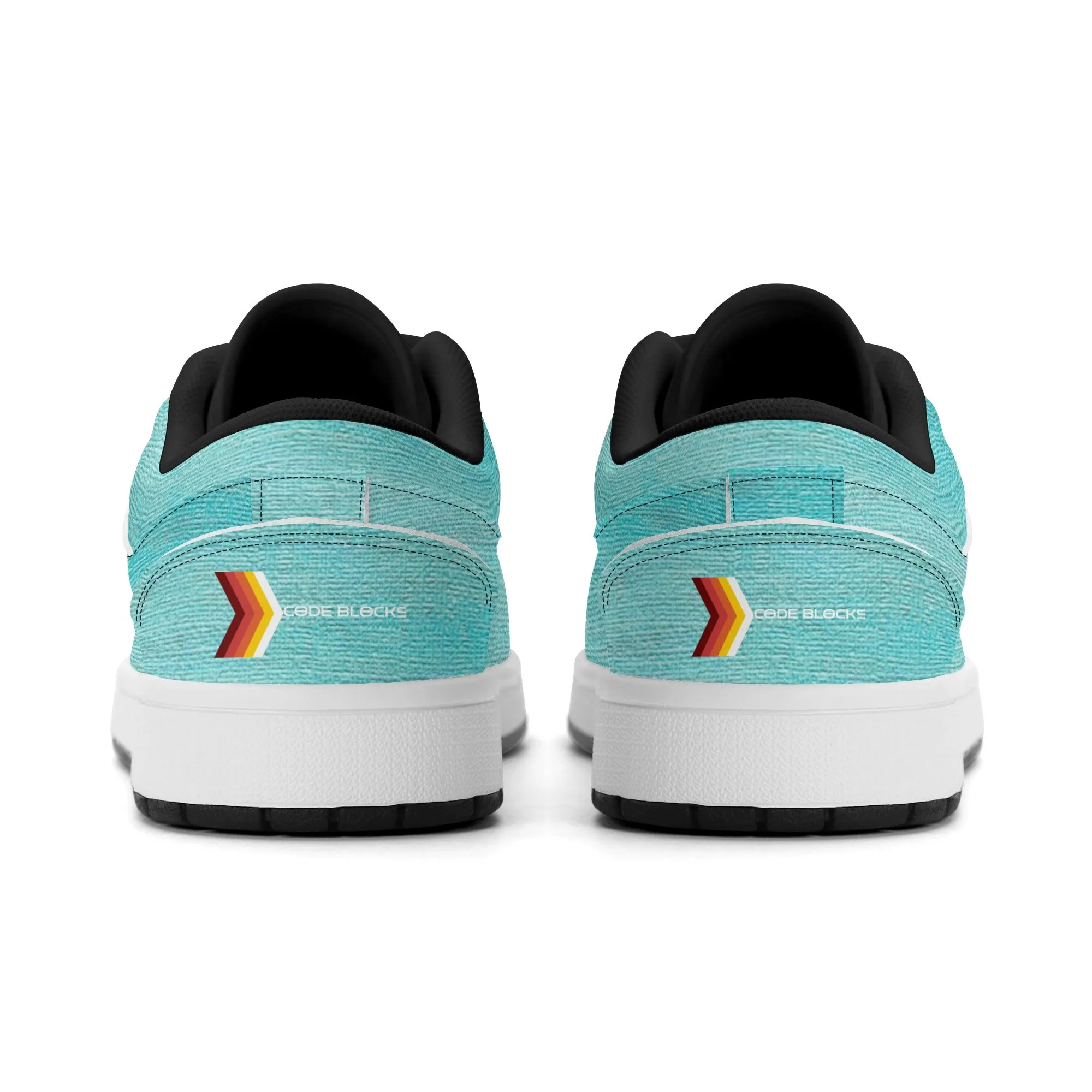 Mens Premium PU Leather Low Top Sneakers-V2