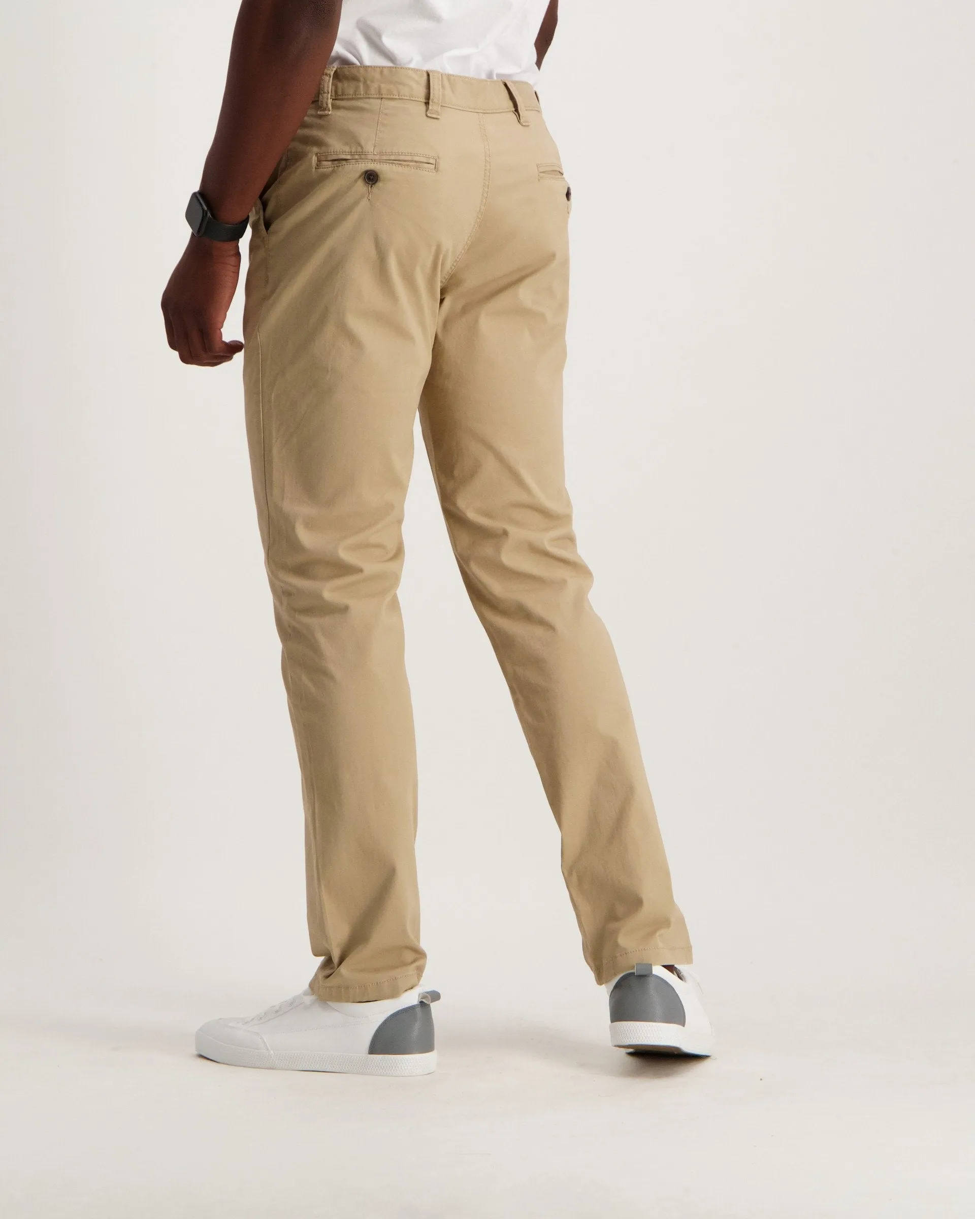 Men's Straight Stretch Chino Stone