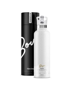 Mermaid | Gloss Scales 25 oz Insulated Water Bottle White