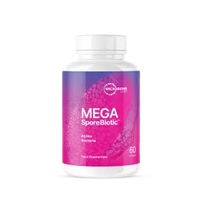 Microbiome Labs MegaSporeBiotic Active Bacteria 60's