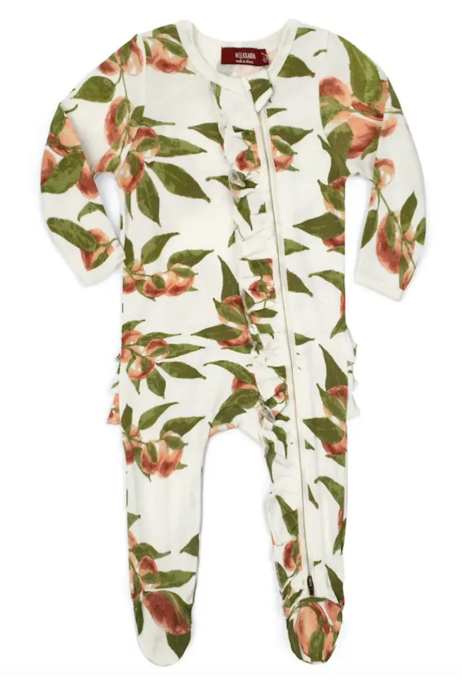 Milkbarn 0-3M Zipper Pajamas