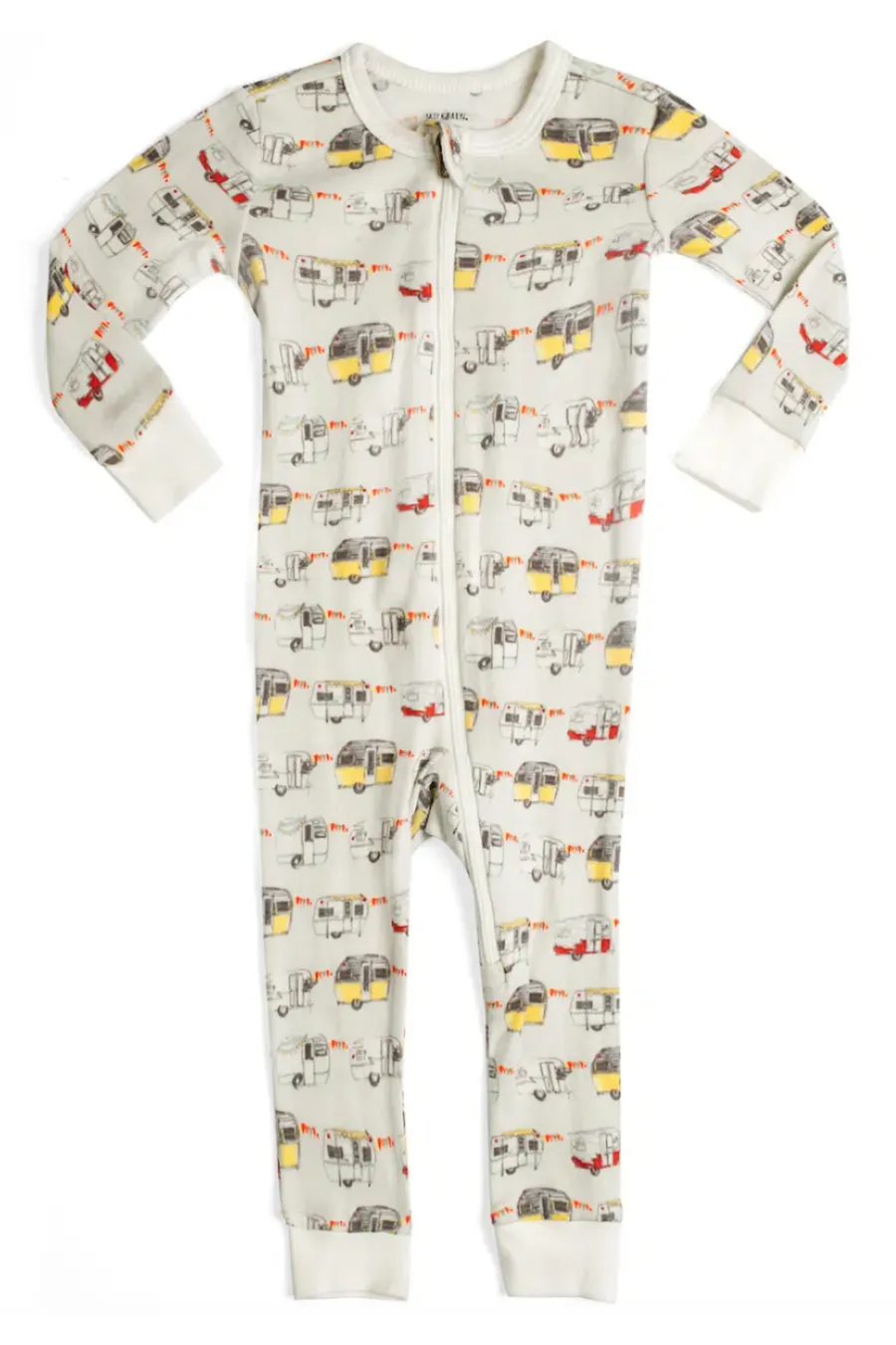 Milkbarn 0-3M Zipper Pajamas