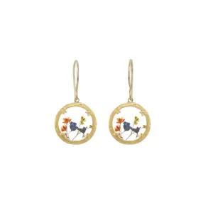 Mini Vermeil Baby's Breath Earrings