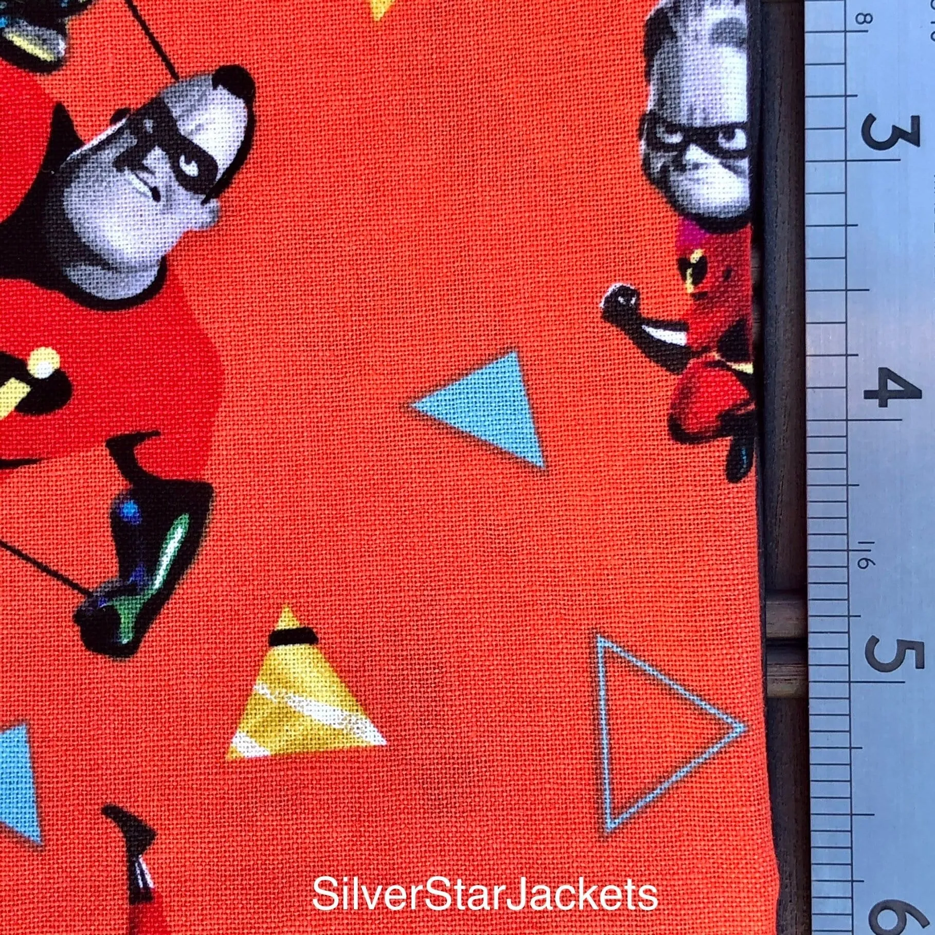 Mr Incredible and Dash SuperHeroes 100% Cotton Fabric by the Yard. Ships from Ohio.