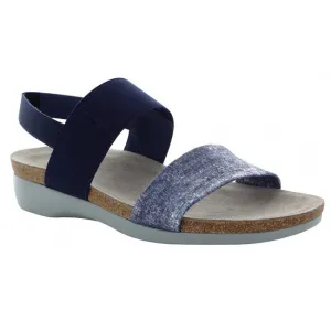 Munro Women's Pisces Sandal - Blue/Silver