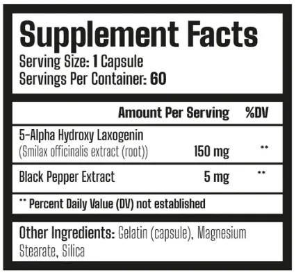 Muscle Rage Nattybol Laxogenin (60 Servings)