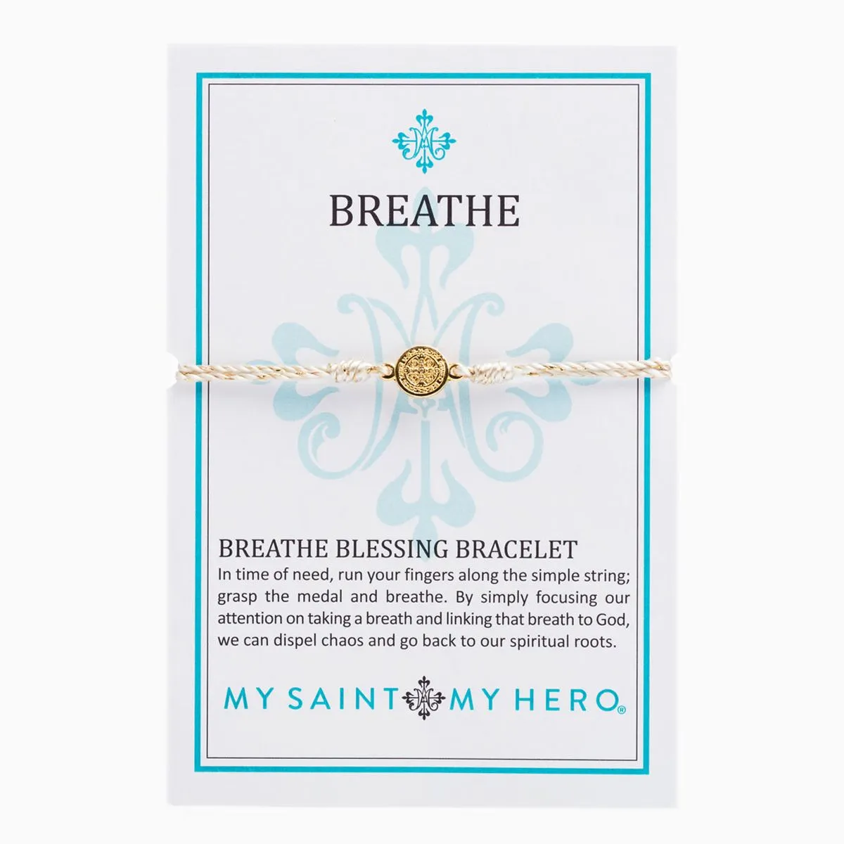 My Saint My Hero Breathe Blessing Bracelet