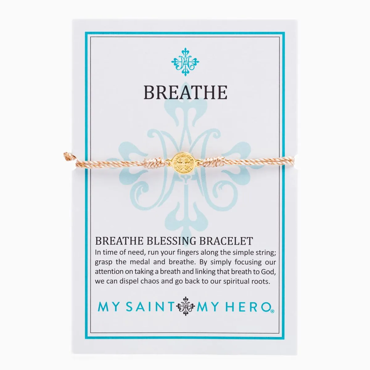 My Saint My Hero Breathe Blessing Bracelet