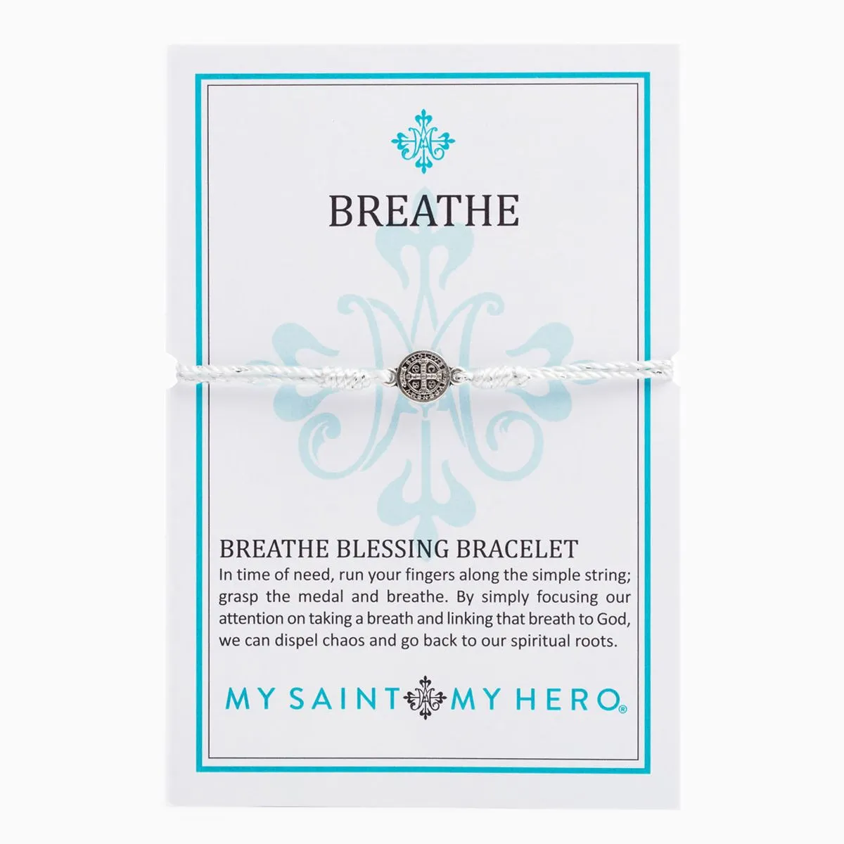 My Saint My Hero Breathe Blessing Bracelet