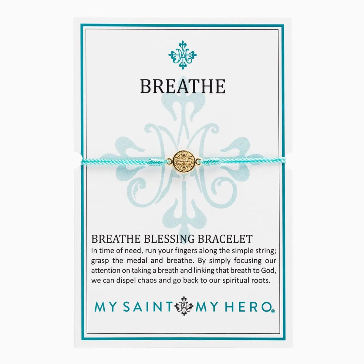 My Saint My Hero Breathe Blessing Bracelet