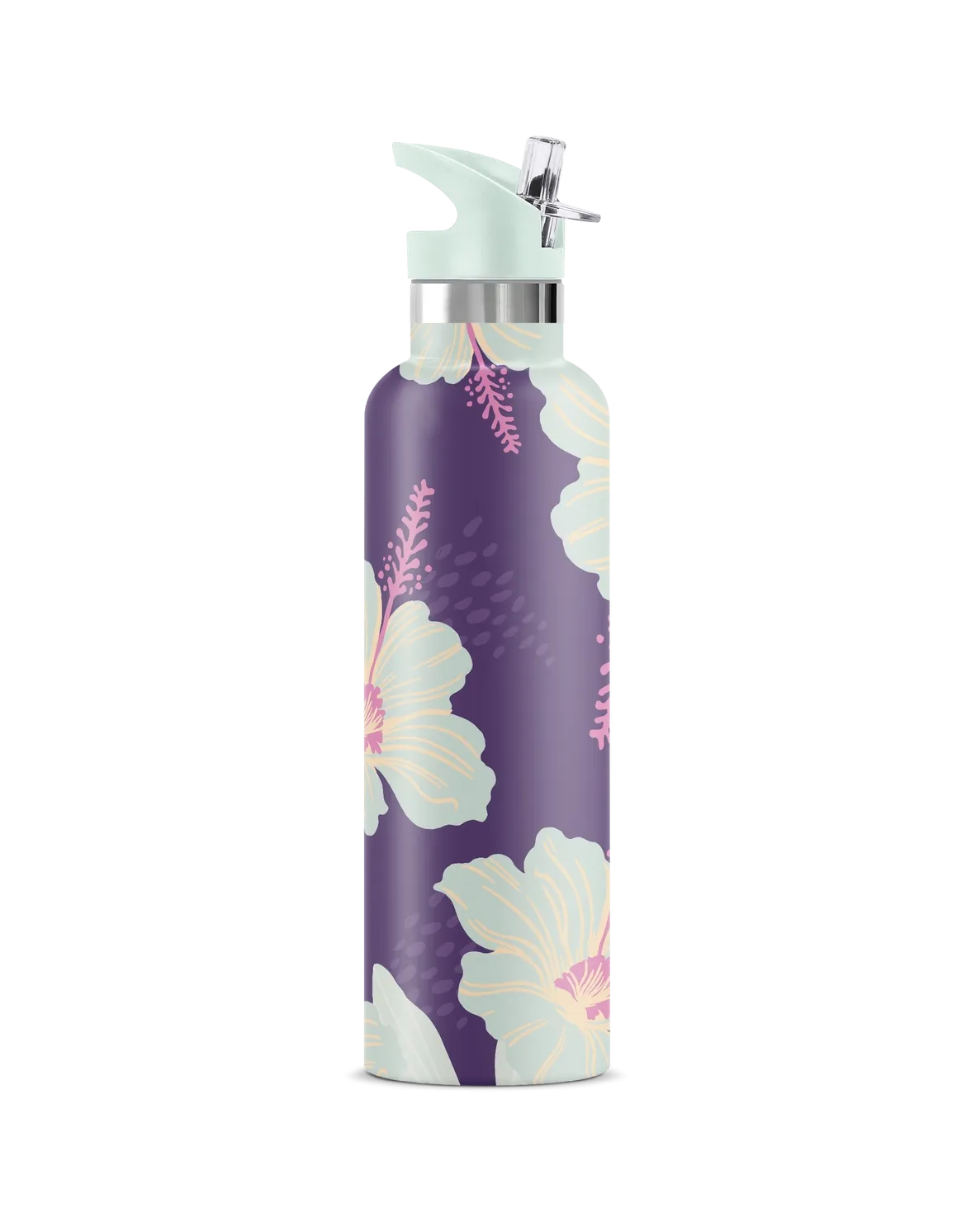 Nani | Hibiscus Flower 25 oz Insulated Water Bottle