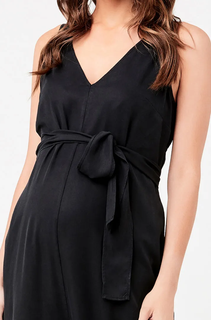 Naomi Tencel Jumpsuit Black