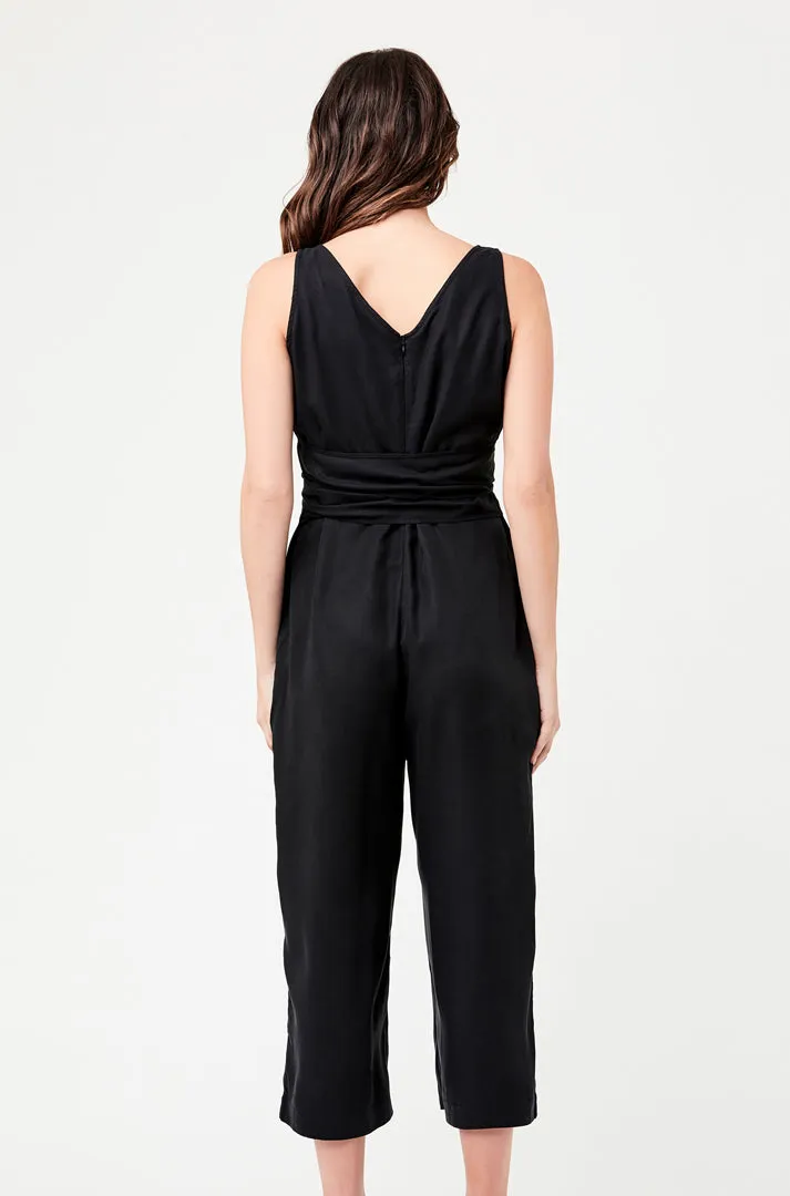 Naomi Tencel Jumpsuit Black