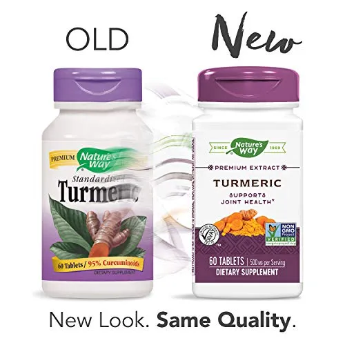 Nature 's Way Cúrcuma, 60 tabletas