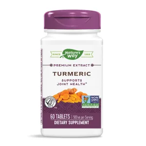 Nature 's Way Cúrcuma, 60 tabletas