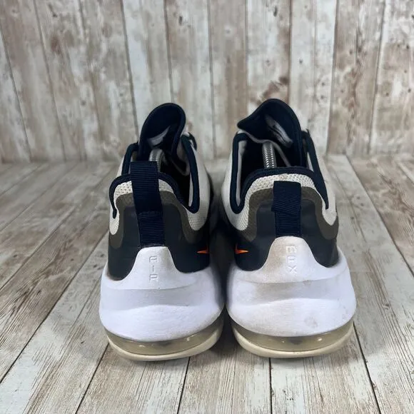 Nike Air Max Axis White Obsidian Orange Men's Sneakers Sz 10.5‎ AA2146-108
