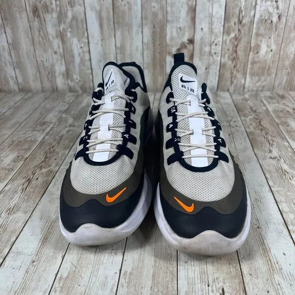 Nike Air Max Axis White Obsidian Orange Men's Sneakers Sz 10.5‎ AA2146-108