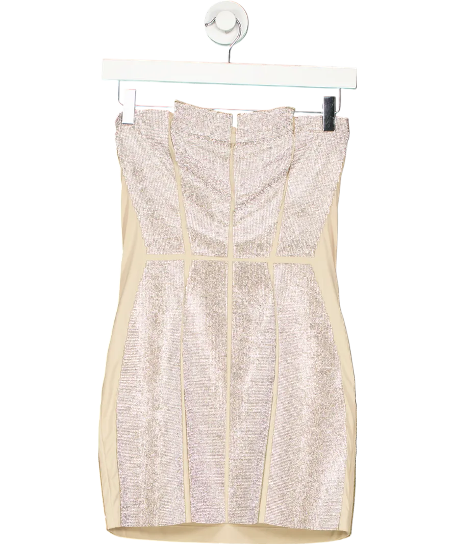 Nué Studio Metallic Diva Body Dress UK XS