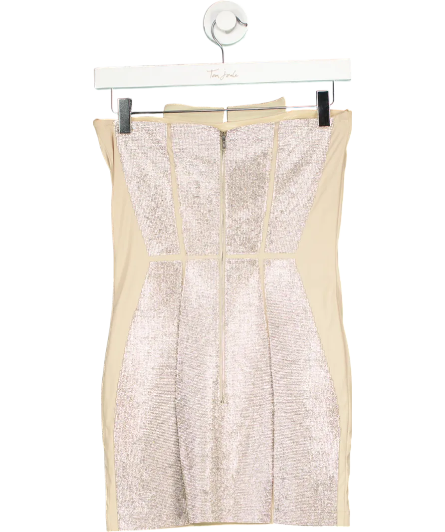 Nué Studio Metallic Diva Body Dress UK XS