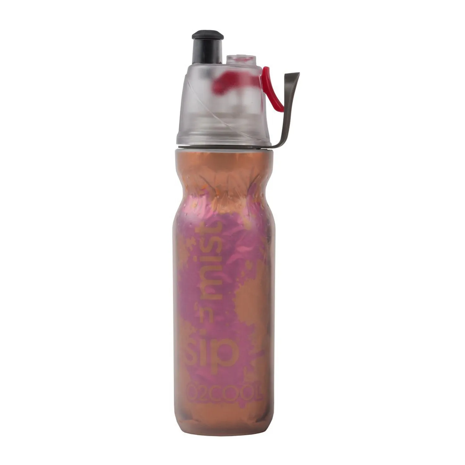 O2COOL Arctic Squeeze Mist 'N Sip Insulated Water Bottle 20oz