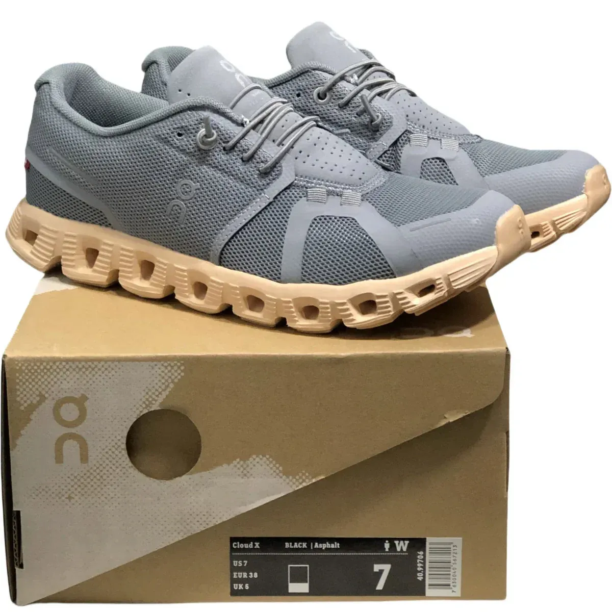 On Cloud 5  Women's Zinc Ash Shell Pcwder