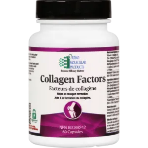 Ortho Molecular Products Collagen Factors 60 Caps