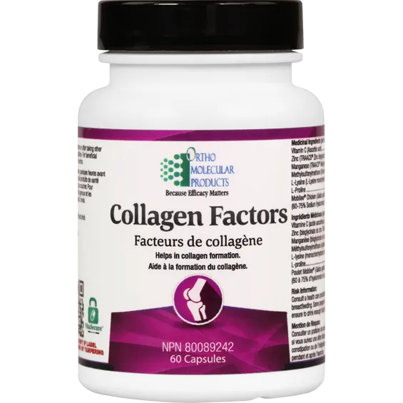 Ortho Molecular Products Collagen Factors 60 Caps