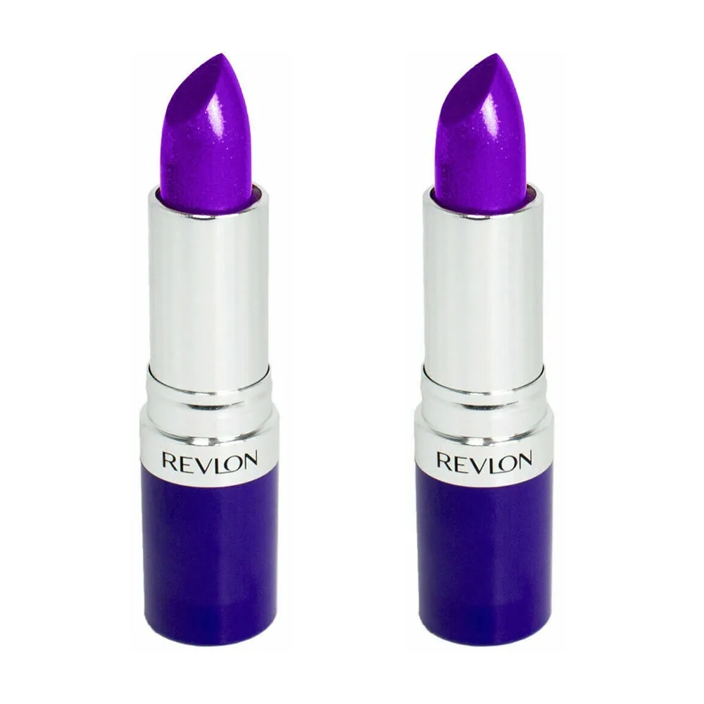Pack of 2 Revlon Lipstick, Unplugged Violet 110