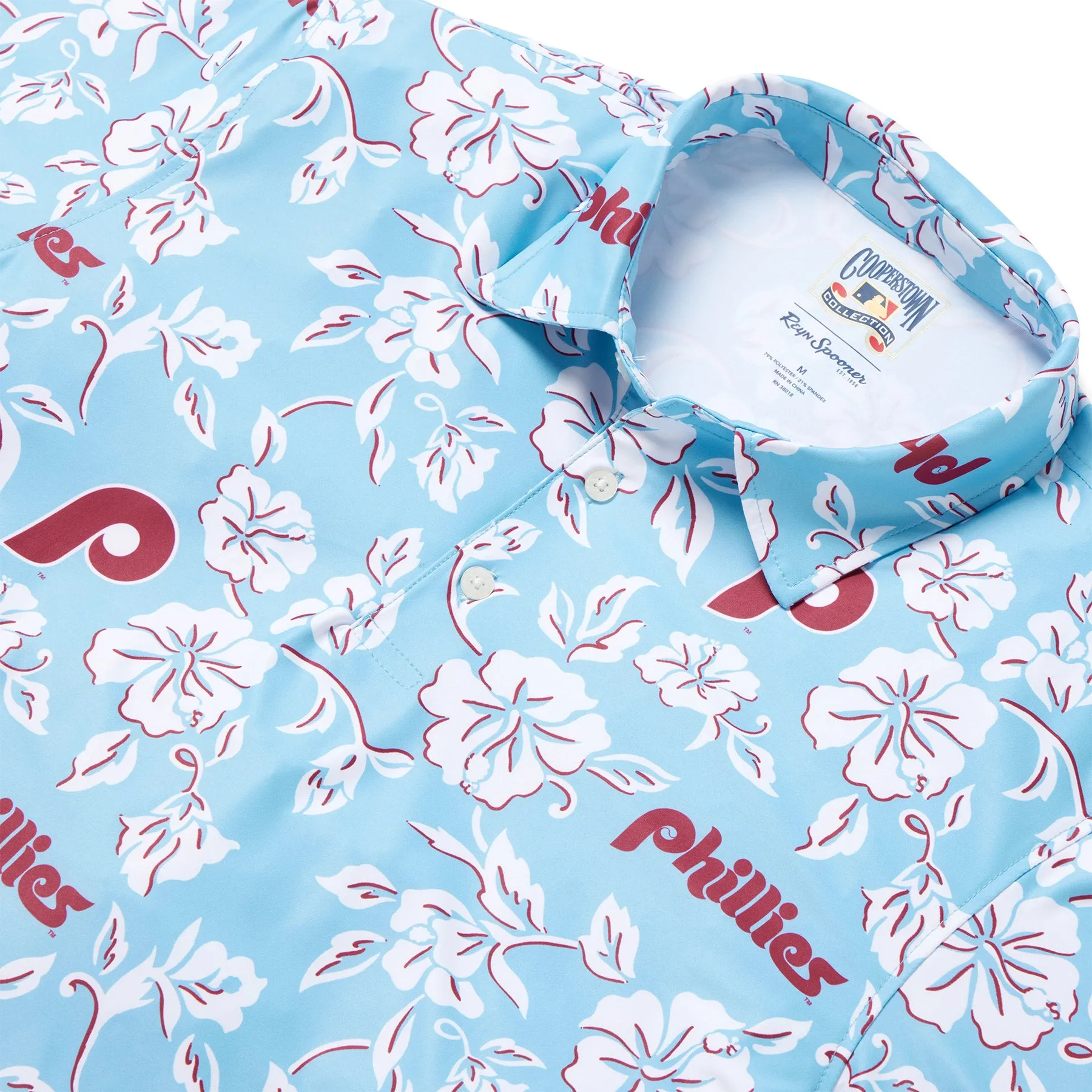 PHILADELPHIA PHILLIES COOPERSTOWN PERFORMANCE POLO