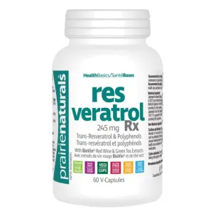 Prairie Naturals Resveratrol 265mg 60 Veg Capsules