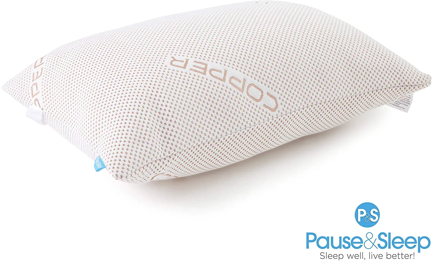 Premium Quality Memory Foam Copper Pillow, 28x20! Anti-microbial, wicks away humidity, creates cooler night sleep! Includes zippered carry bag!
