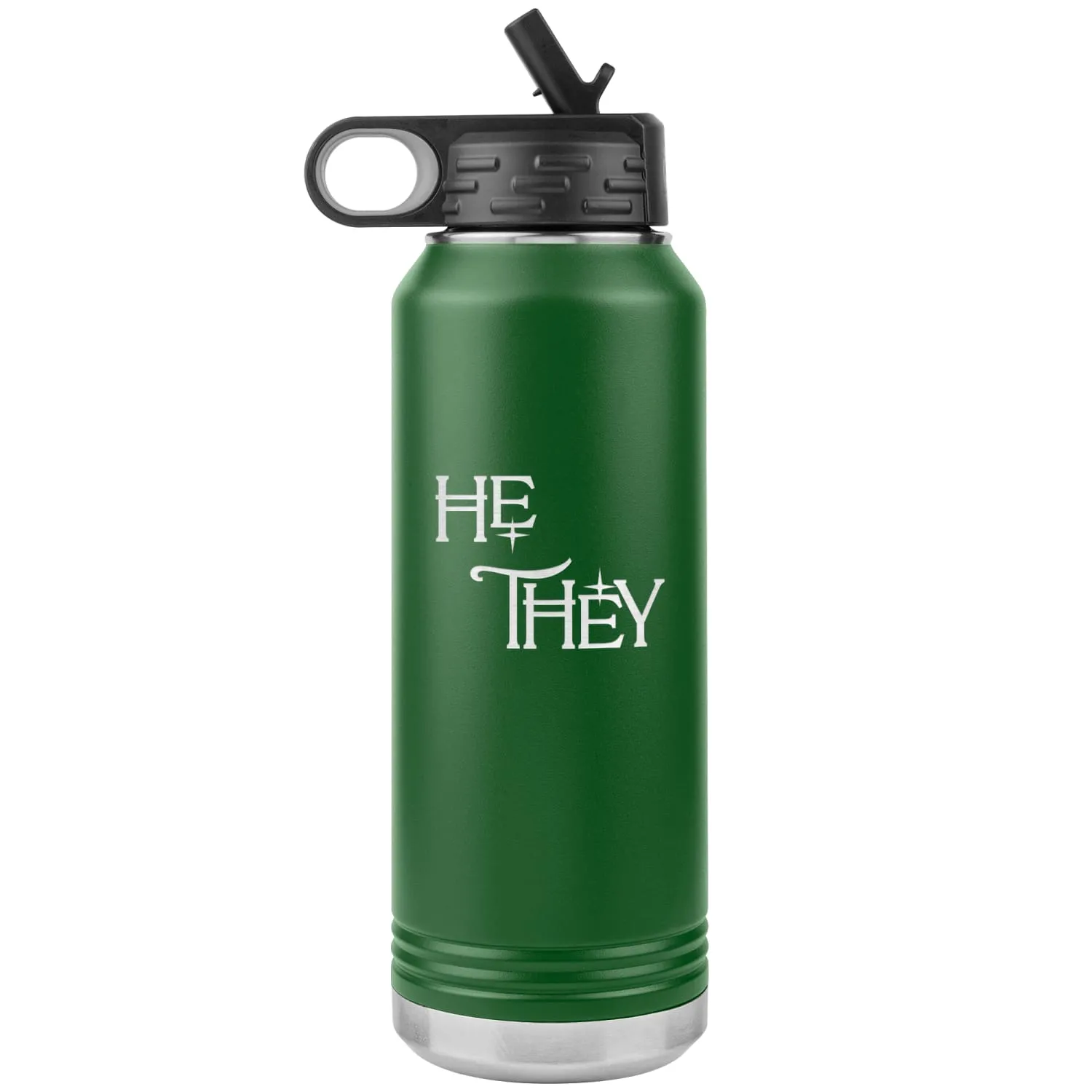 Pronoun Wishing Star He They 32oz Vacuum Tumbler