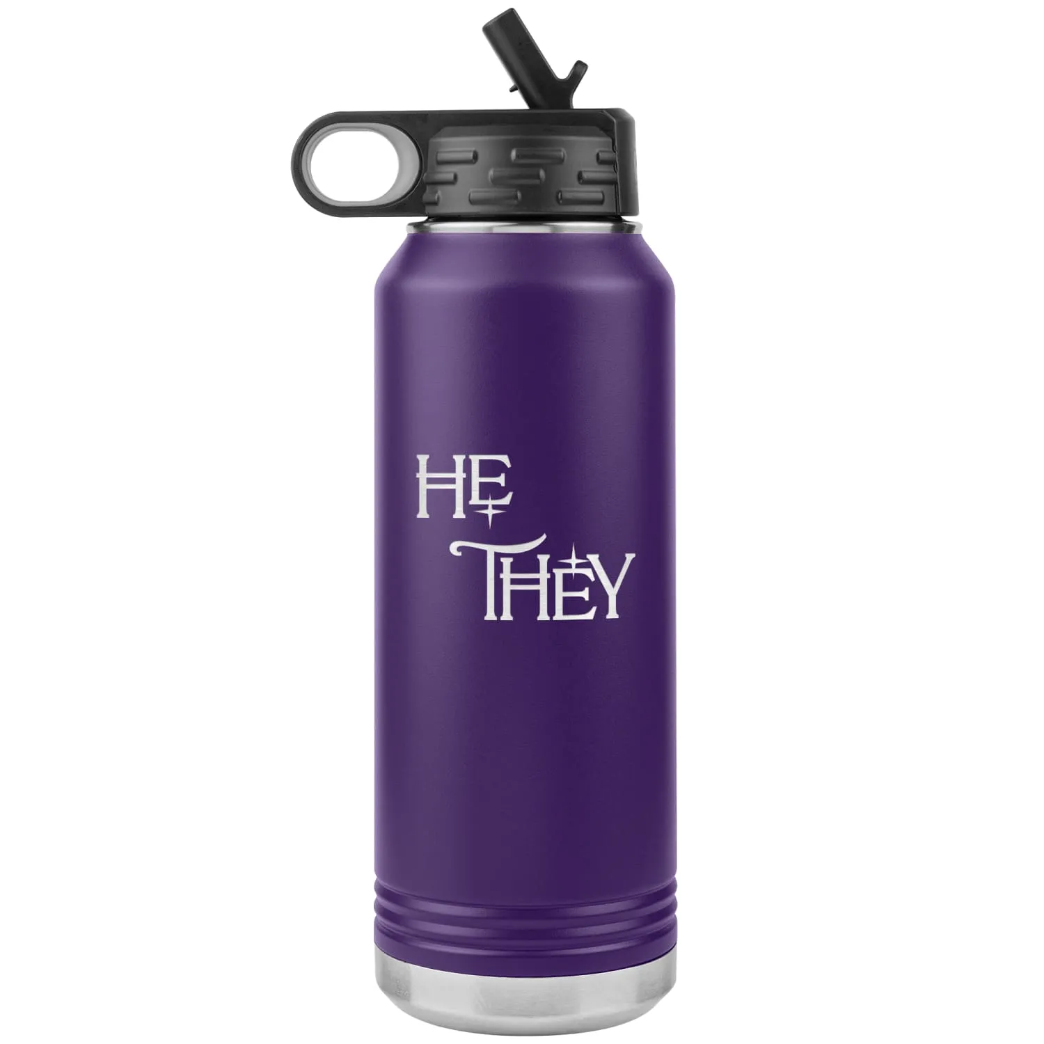 Pronoun Wishing Star He They 32oz Vacuum Tumbler