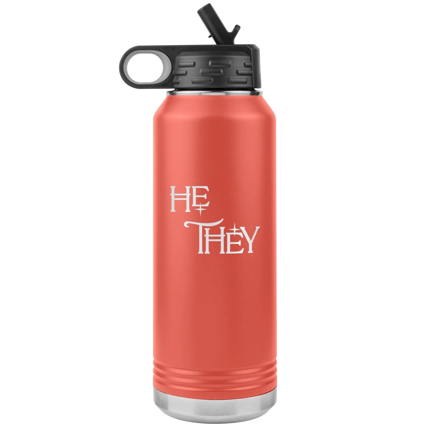 Pronoun Wishing Star He They 32oz Vacuum Tumbler